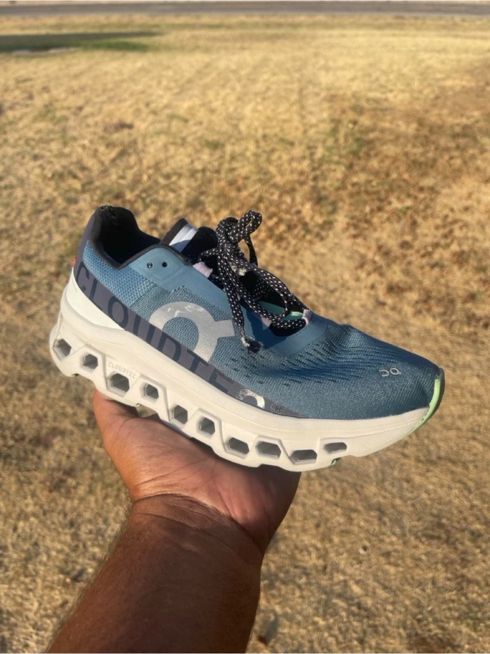 On Running Cloudsurfer Men’s Athletic Shoe - Teal and White
